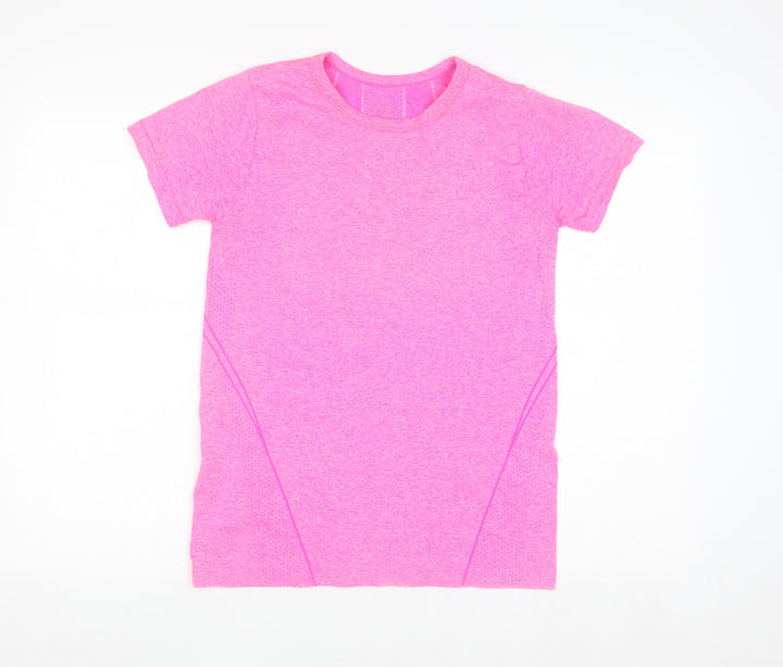 Dunnes Stores Women’s Pink Slim Fit Active T-Shirt Size 8