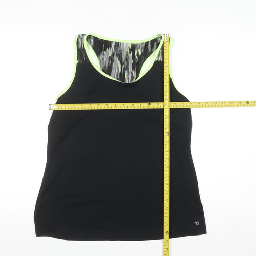 St. Bernard for Dunnes Women’s Black Racerback Tank Top Size L