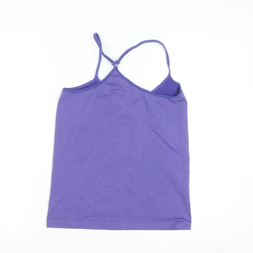 Primark Women’s Purple Seamless Tank Top Size 14-16 Stretch Activewear