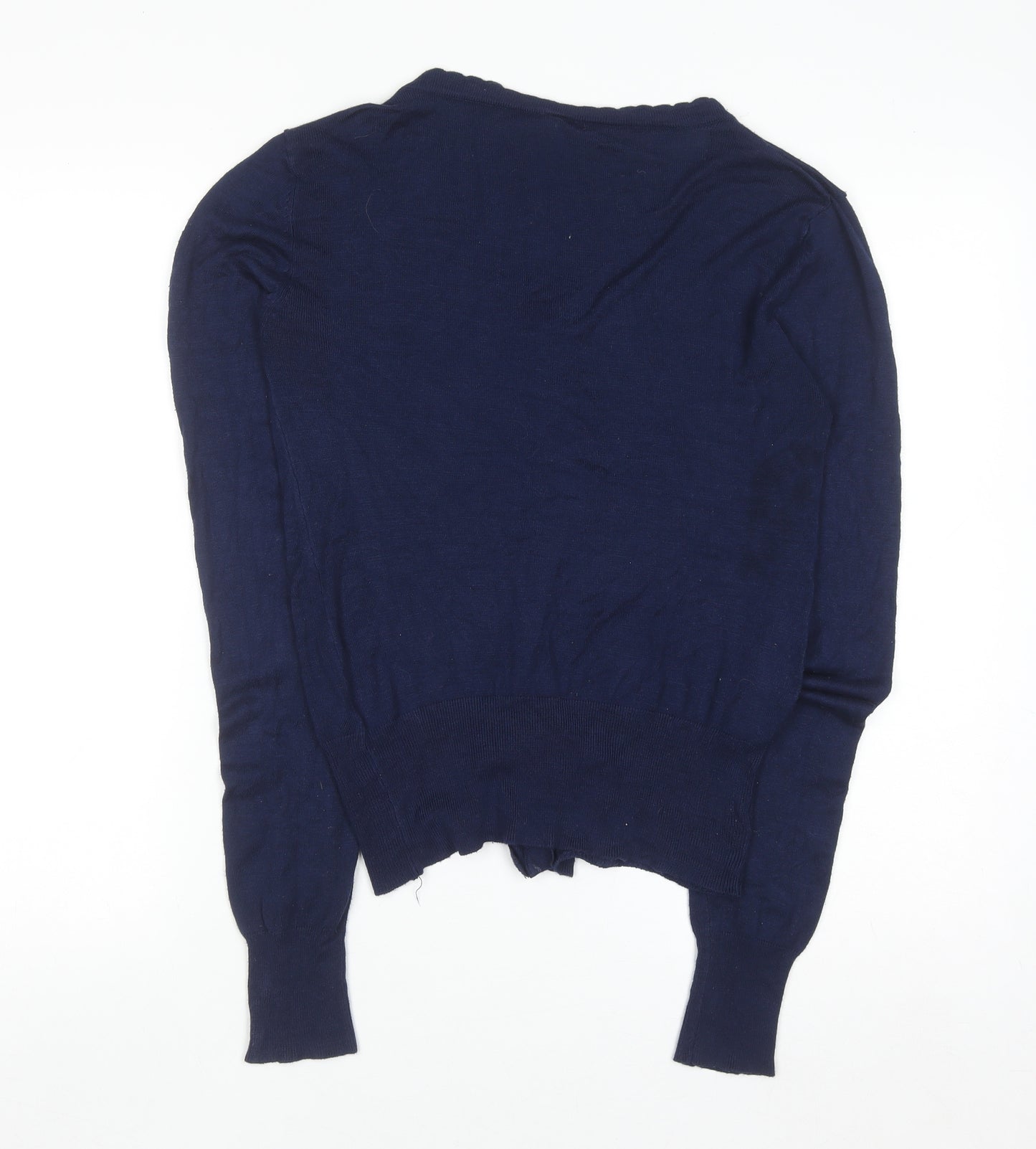 Atmosphere Women's Blue V-Neck Button Cardigan Size 12