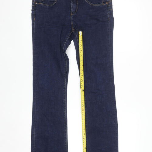 Rant & Rave Women's Blue High Rise Straight Jeans Size 10