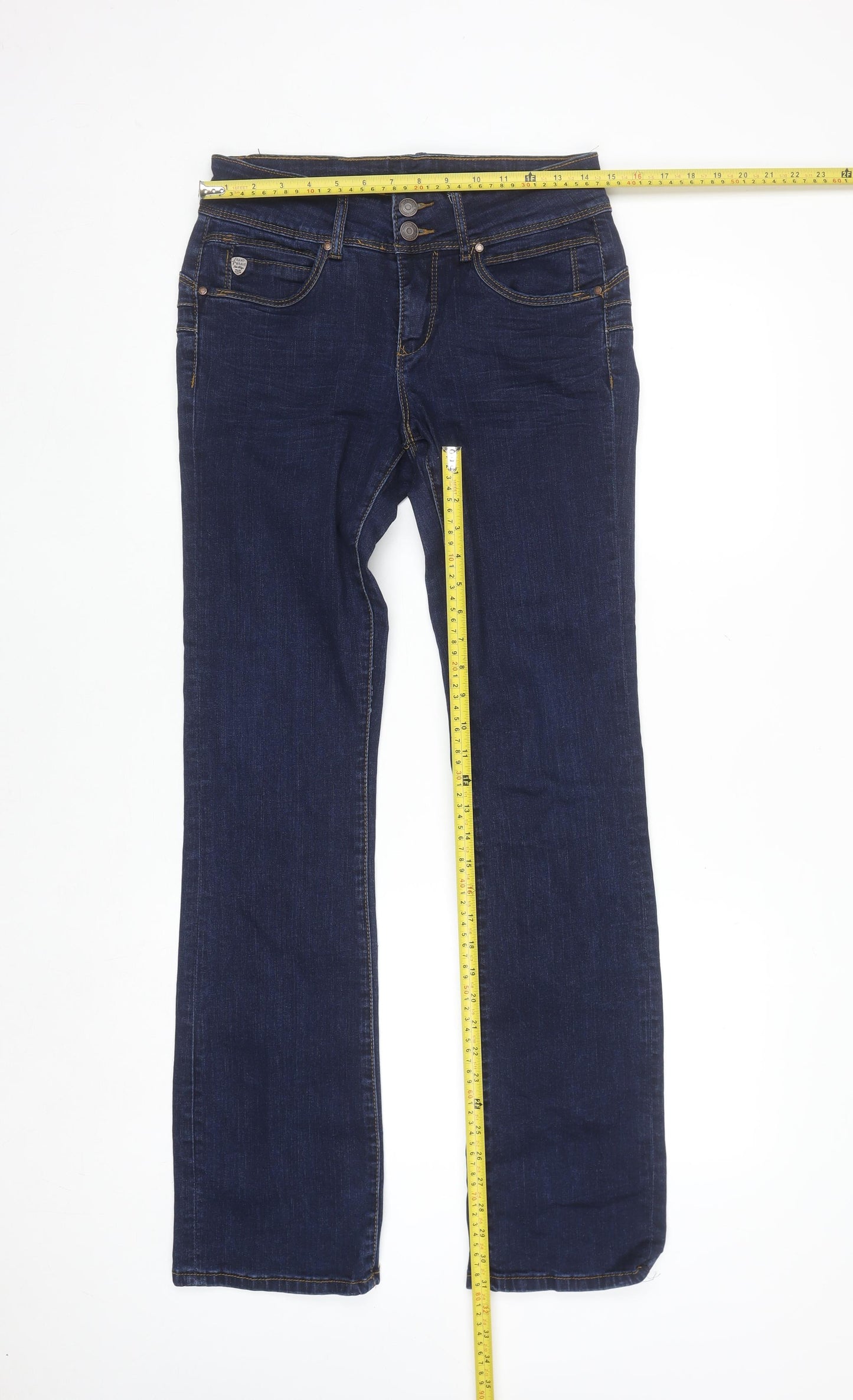 Rant & Rave Women's Blue High Rise Straight Jeans Size 10