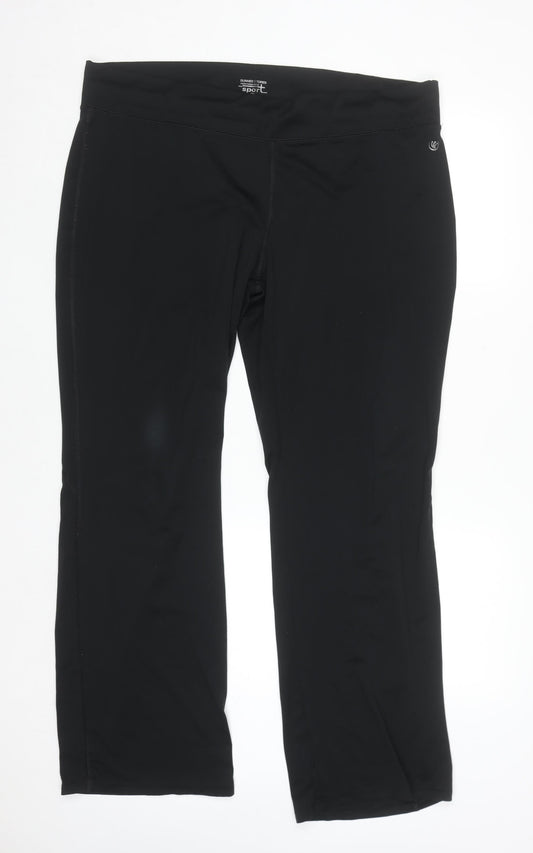 Dunnes Stores Women’s Black XL Bootcut Sport Trousers