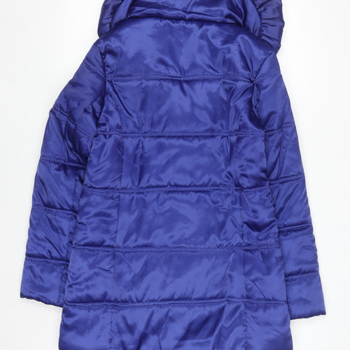 Alexon Women Blue Size 10 Puffer Coat Mid-Length Winter Jacket