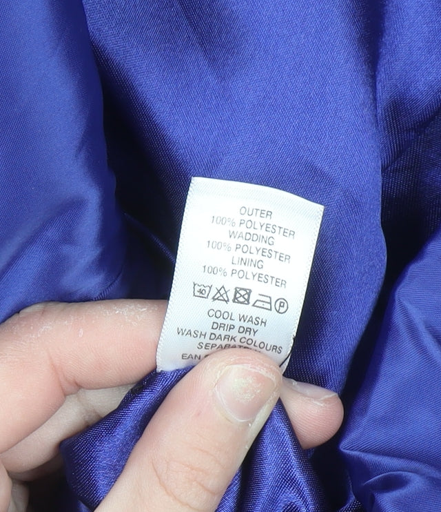 Alexon Women Blue Size 10 Puffer Coat Mid-Length Winter Jacket