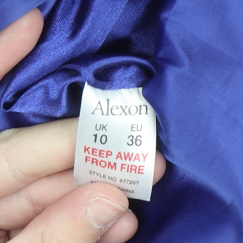 Alexon Women Blue Size 10 Puffer Coat Mid-Length Winter Jacket