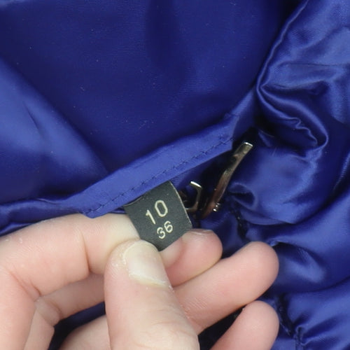 Alexon Women Blue Size 10 Puffer Coat Mid-Length Winter Jacket