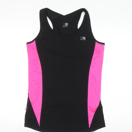 Karrimor Womens Black & Pink Racerback Tank Top Size 18