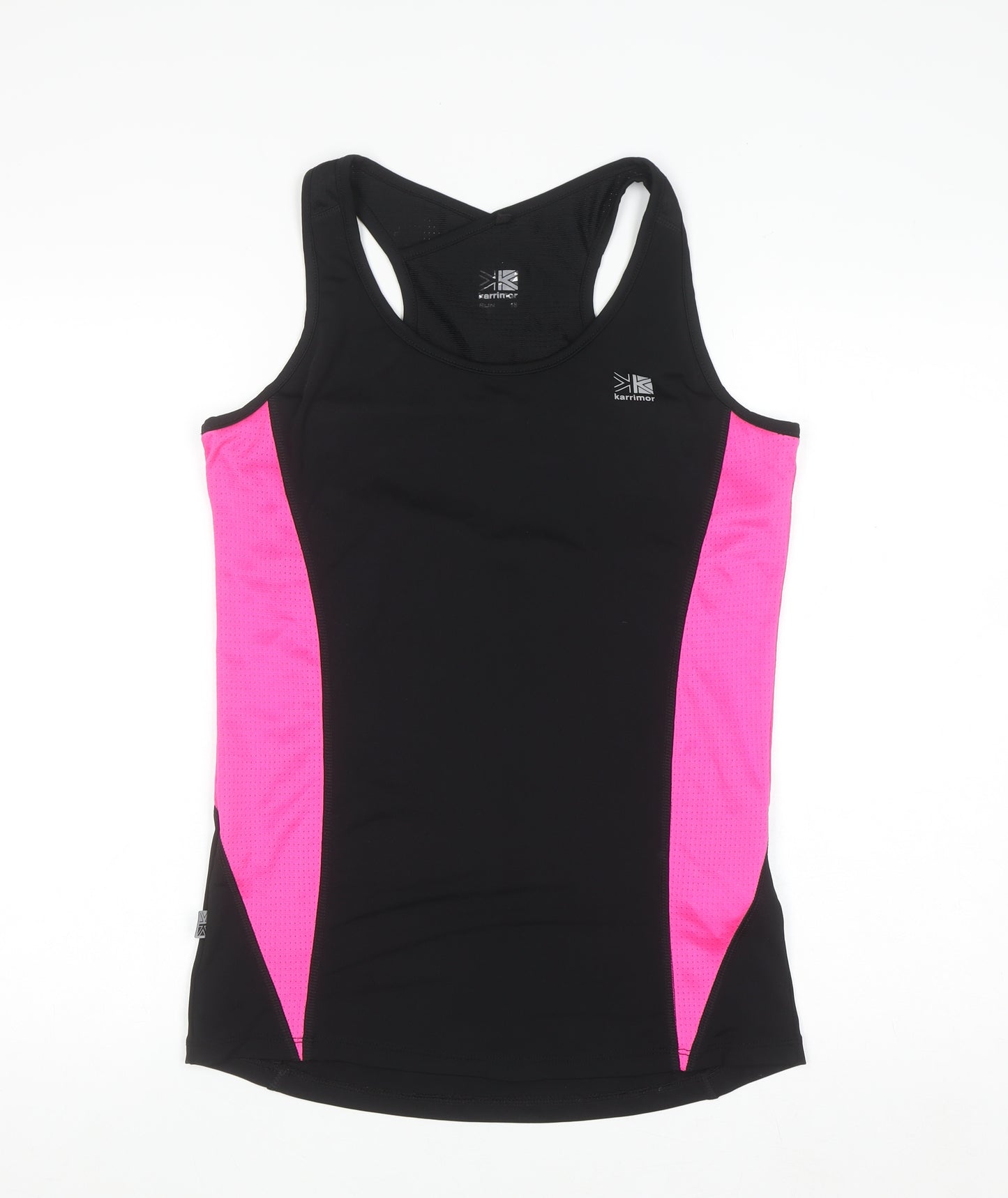 Karrimor Womens Black & Pink Racerback Tank Top Size 18