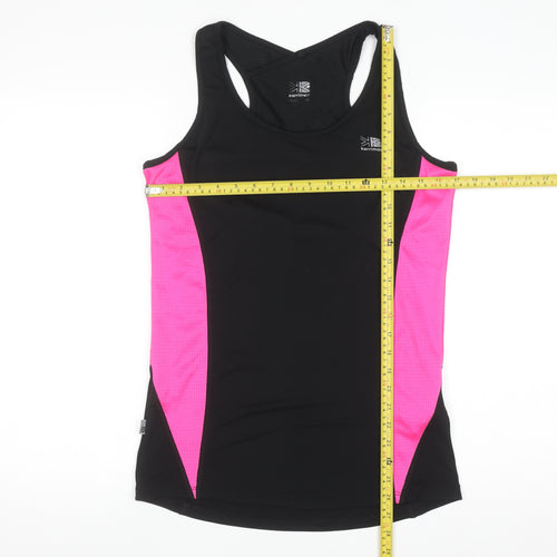 Karrimor Womens Black & Pink Racerback Tank Top Size 18