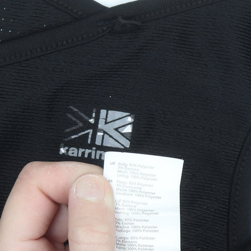 Karrimor Womens Black & Pink Racerback Tank Top Size 18