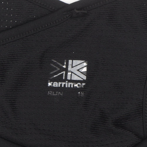 Karrimor Womens Black & Pink Racerback Tank Top Size 18