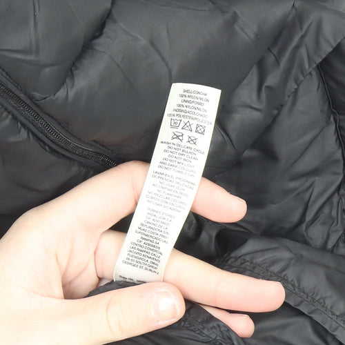 St. Bernard Men's Black 3XL Puffer Waistcoat Full Zip Nylon