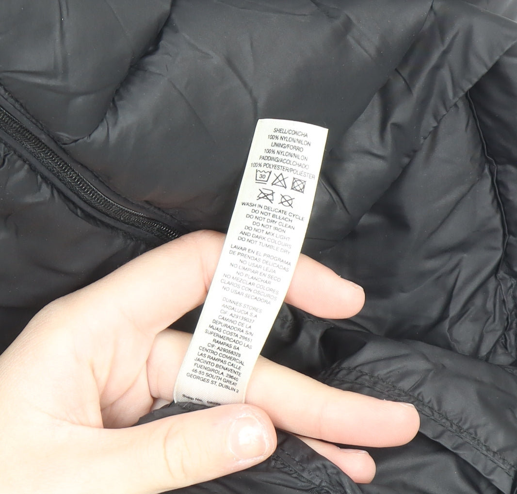 St. Bernard Men's Black 3XL Puffer Waistcoat Full Zip Nylon