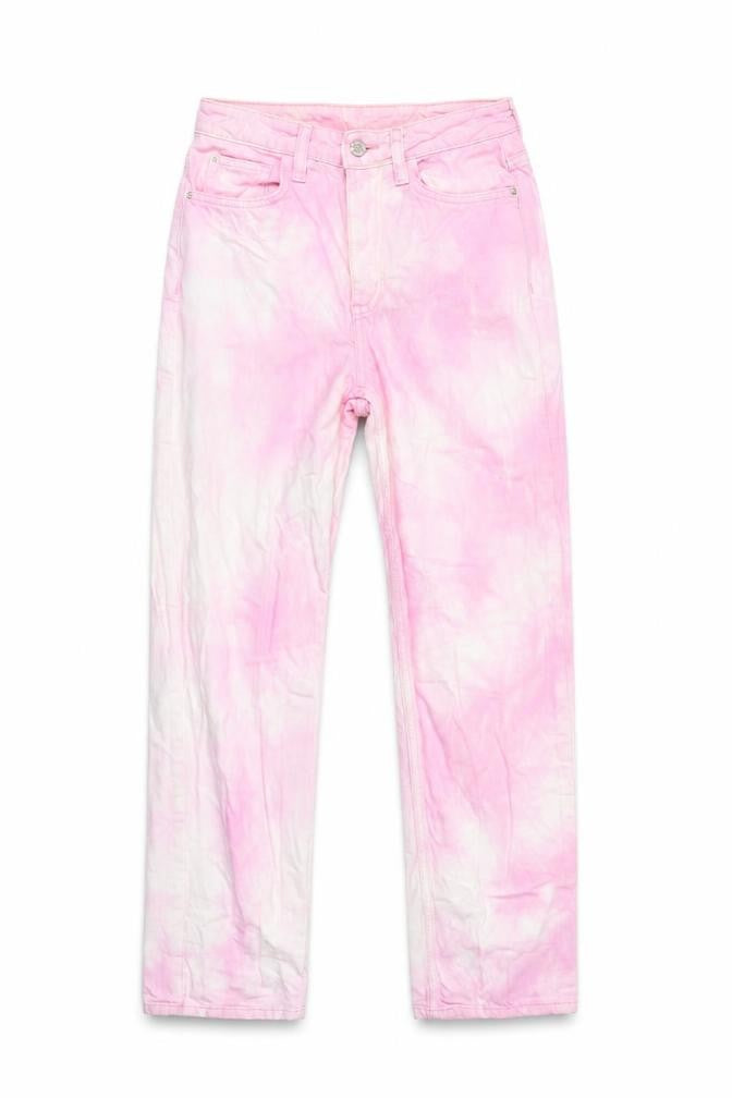 Primark Women’s Pink Straight Jeans Size 4 Cotton Denim
