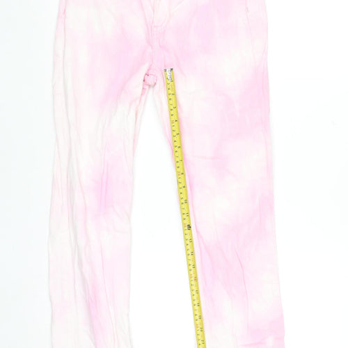 Primark Women’s Pink Straight Jeans Size 4 Cotton Denim