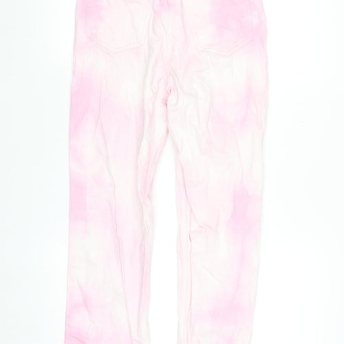 Primark Women’s Pink Straight Jeans Size 4 Cotton Denim