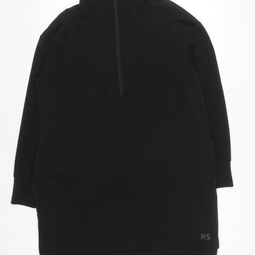 Helen Steele x Dunnes Stores Women's Black 1/2 Zip Pullover Sweatshirt Size M