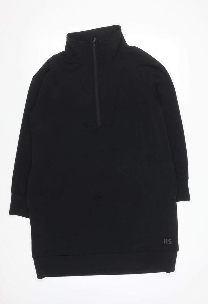 Helen Steele x Dunnes Stores Women's Black 1/2 Zip Pullover Sweatshirt Size M