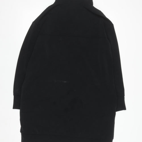 Helen Steele x Dunnes Stores Women's Black 1/2 Zip Pullover Sweatshirt Size M