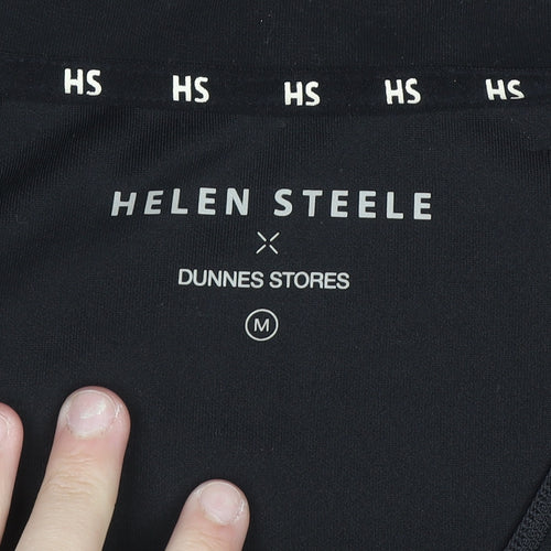 Helen Steele x Dunnes Stores Women's Black 1/2 Zip Pullover Sweatshirt Size M