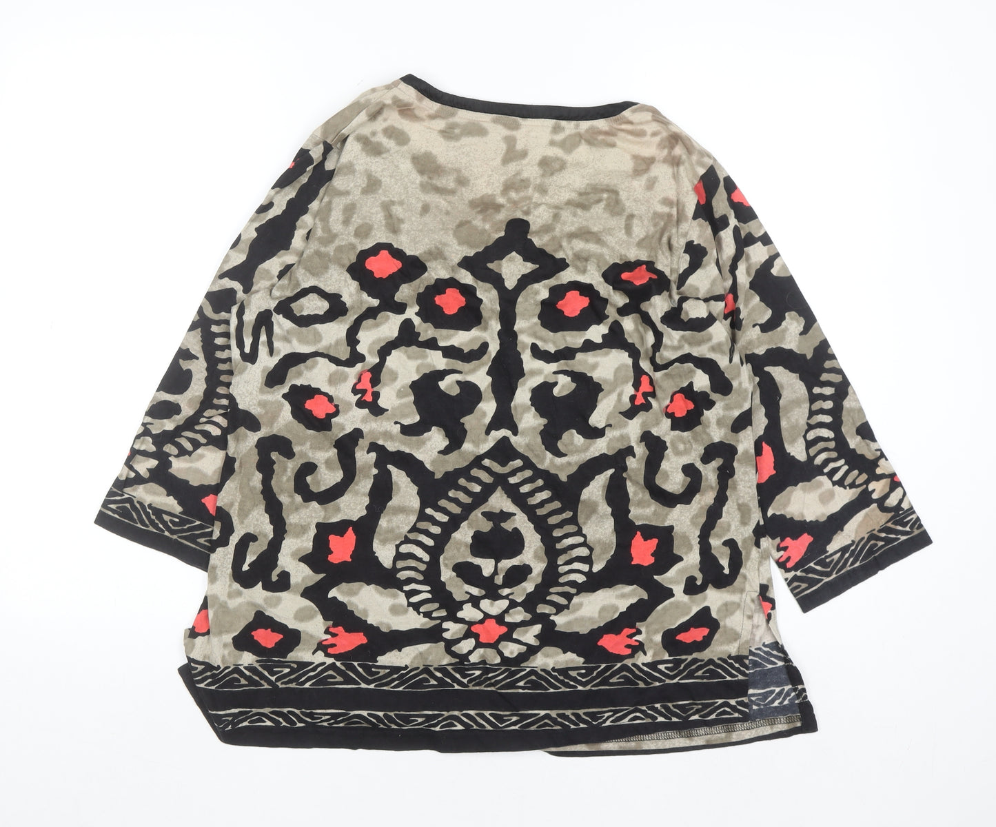 Artscape Women’s Multicoloured Tunic Top M Cotton Bohemian Style