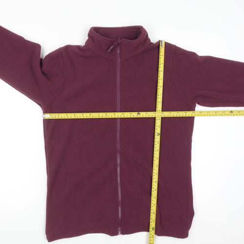 Peter Storm Womens Purple Full Zip Fleece Jacket Size 12