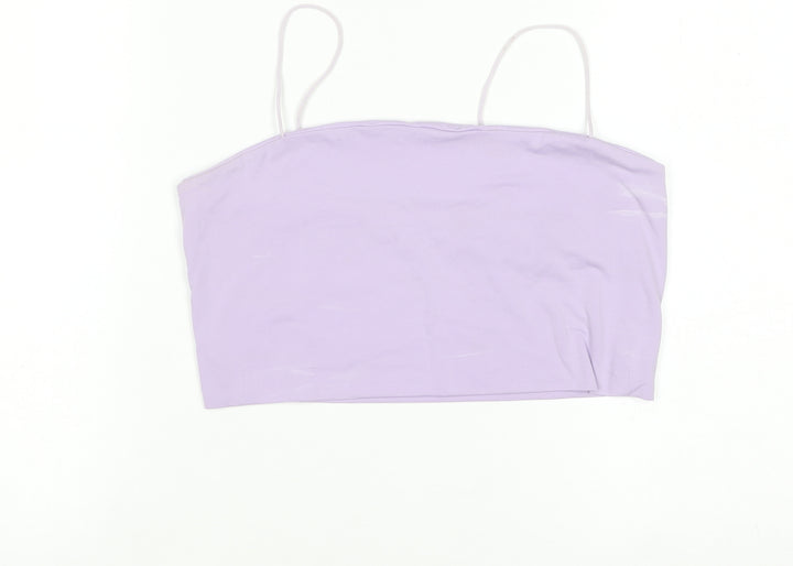 SHEIN Women Purple Camisole Tank Top L Slim Fit Spaghetti Strap