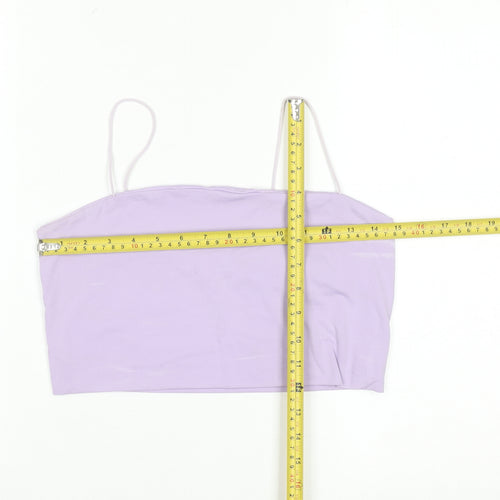 SHEIN Women Purple Camisole Tank Top L Slim Fit Spaghetti Strap