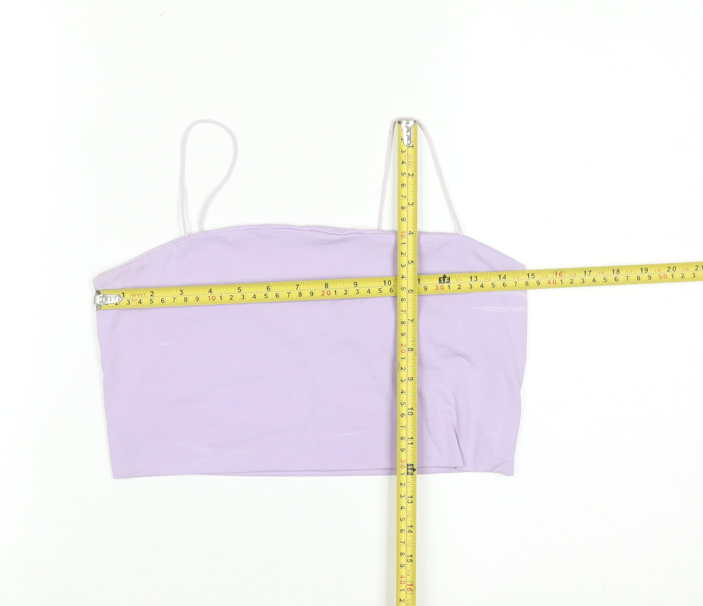 SHEIN Women Purple Camisole Tank Top L Slim Fit Spaghetti Strap