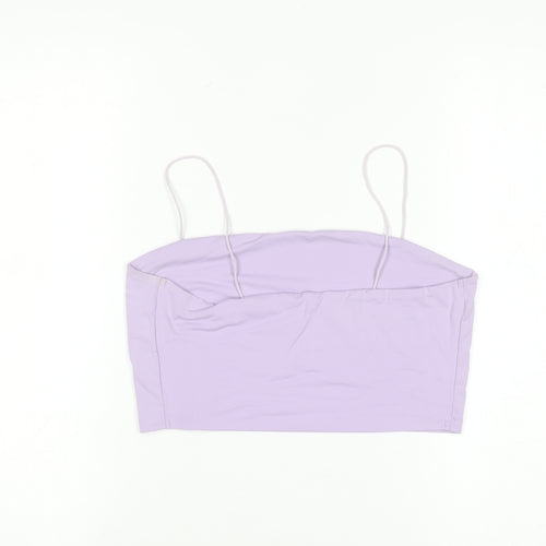 SHEIN Women Purple Camisole Tank Top L Slim Fit Spaghetti Strap