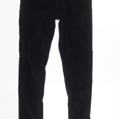 Clayton Women’s Black Corduroy Stretch Slim Trousers Size 16