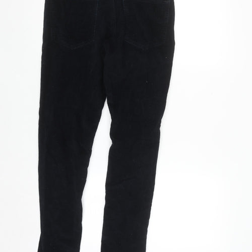 Clayton Women’s Black Corduroy Stretch Slim Trousers Size 16