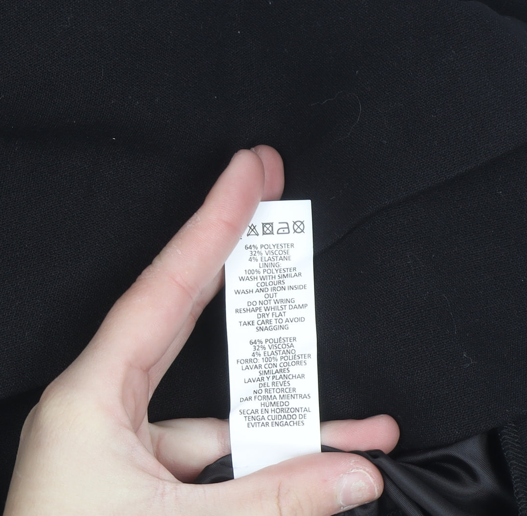 Atmosphere Womens Black Size 12 Pencil Skirt Workwear Stretch