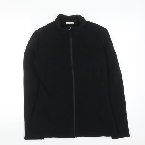 Oysho Unisex Black Full Zip Fleece Sweatshirt L