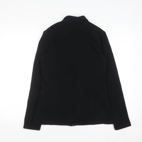 Oysho Unisex Black Full Zip Fleece Sweatshirt L