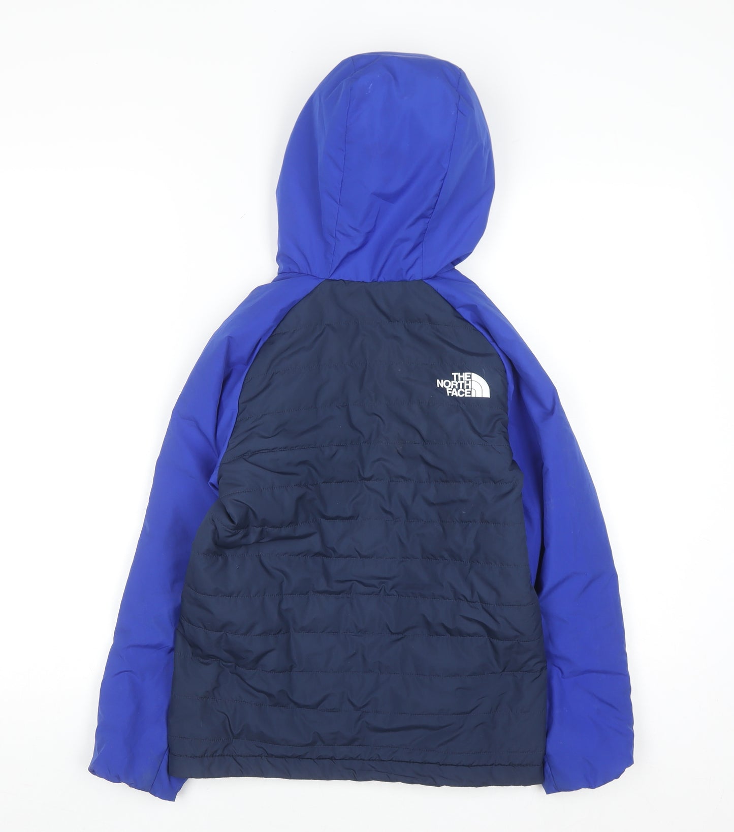 The North Face Boys Blue Hooded Puffer Jacket Size 10 Years