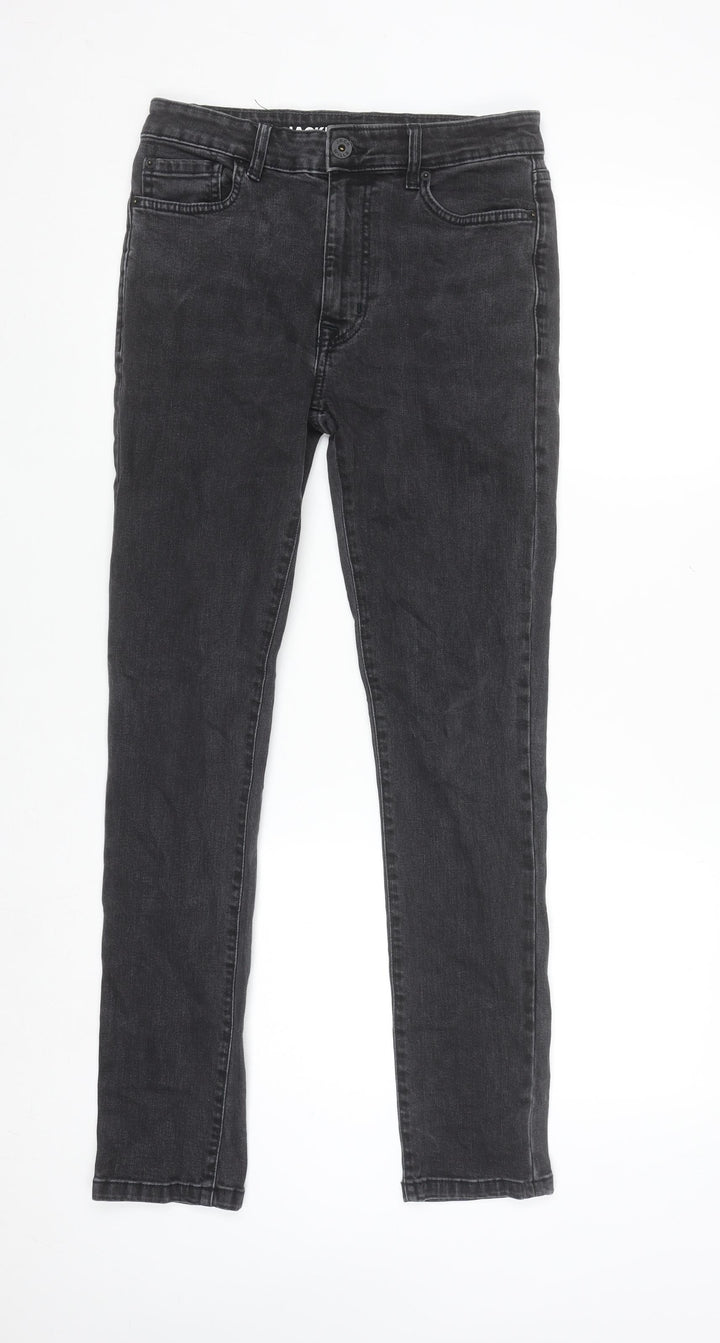Jack Wills Womens Black Skinny Jeans Size 10 Regular 28R