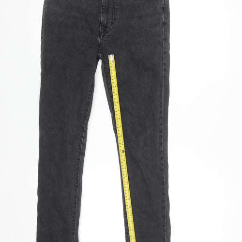 Jack Wills Womens Black Skinny Jeans Size 10 Regular 28R