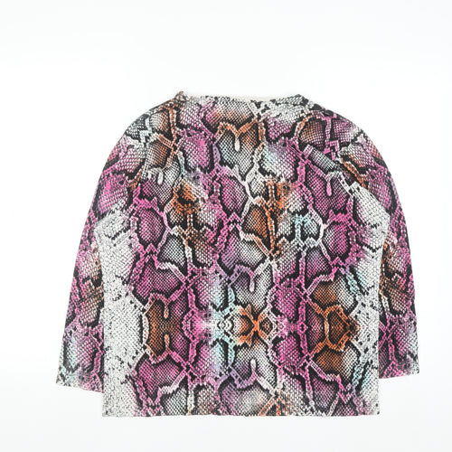Mudflower Women’s Multicoloured Snake Print L Pullover Jumper