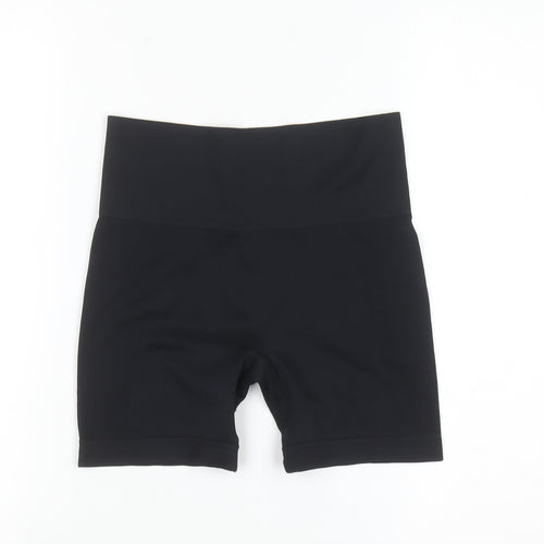 Primark Women's Black XS Biker Workout Shorts Polyester Blend