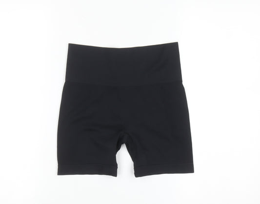 Primark Women's Black XS Biker Workout Shorts Polyester Blend