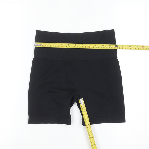 Primark Women's Black XS Biker Workout Shorts Polyester Blend