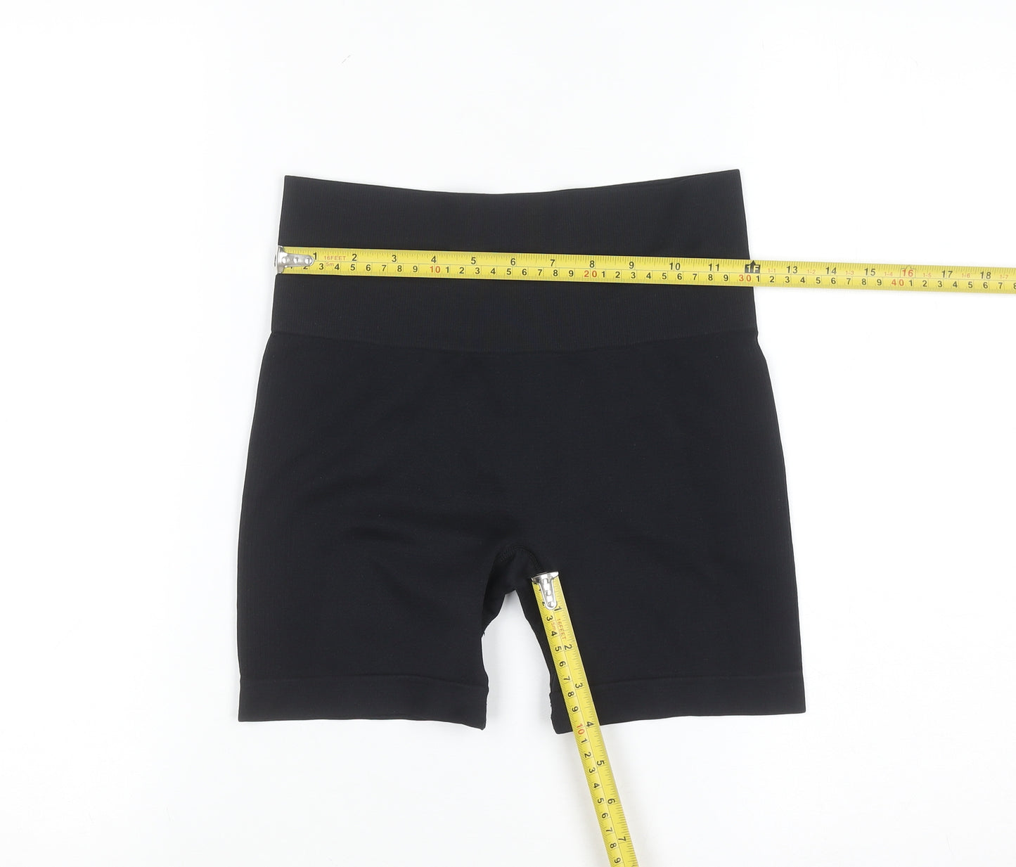 Primark Women's Black XS Biker Workout Shorts Polyester Blend
