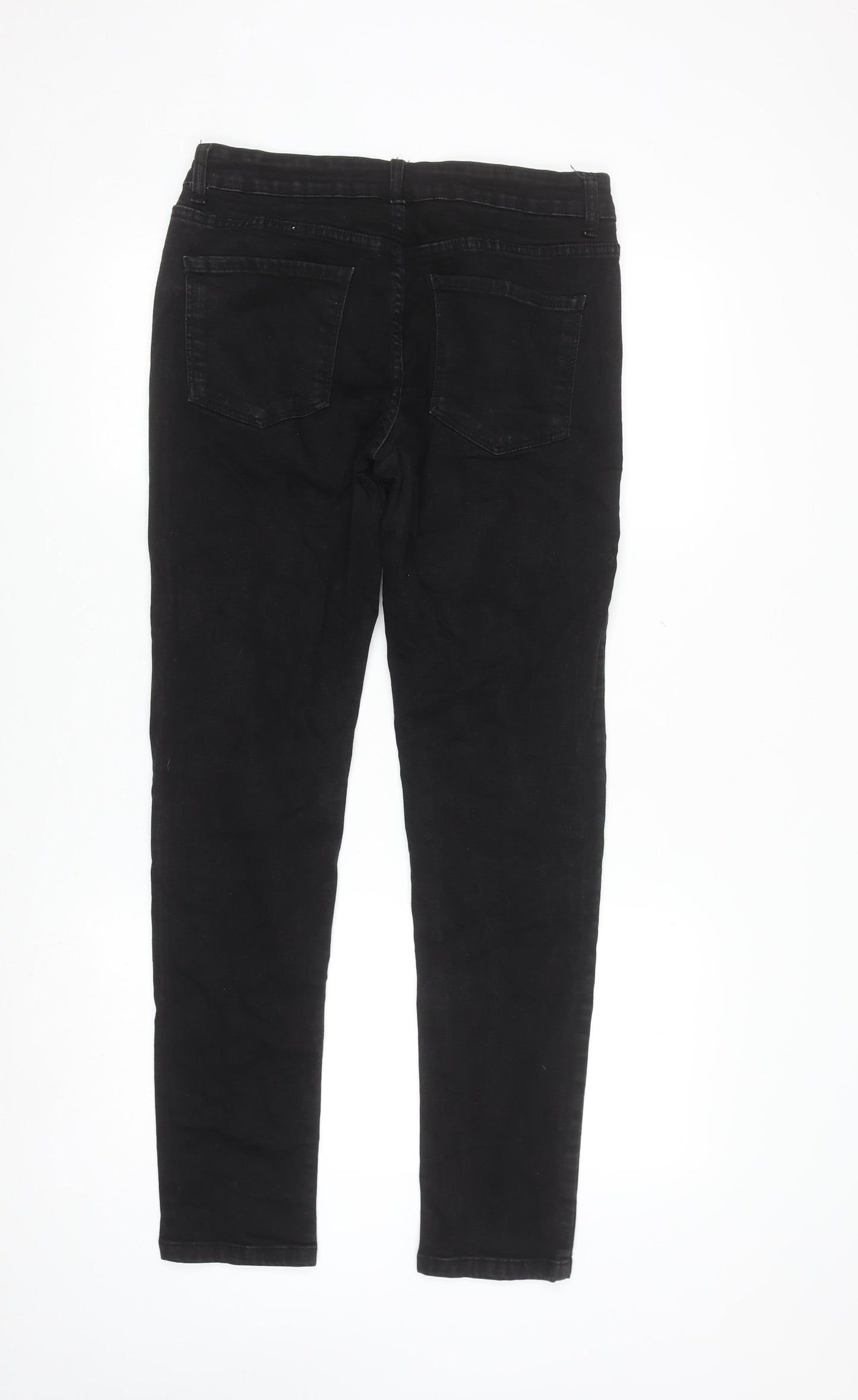 Denim Co Women's Black Skinny Jeans W32 L32 Cotton Stretch