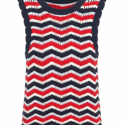 Primark Women Multicoloured Cotton Sleeveless Knit Vest Jumper M