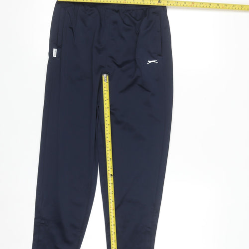 Slazenger Boys Blue 13 Years Track Pants Quick Dry Sports Trousers