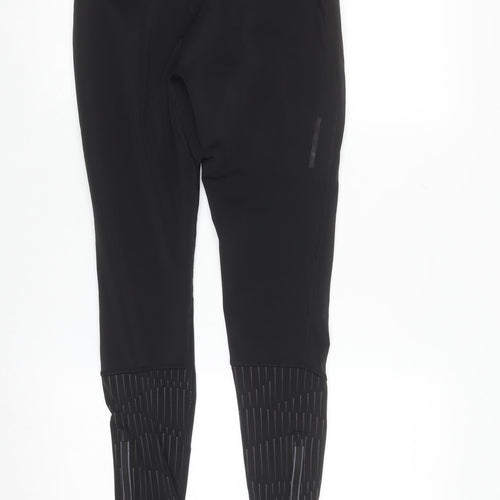 Energetics Womens Black Running Leggings Size 8 Moisture Wicking