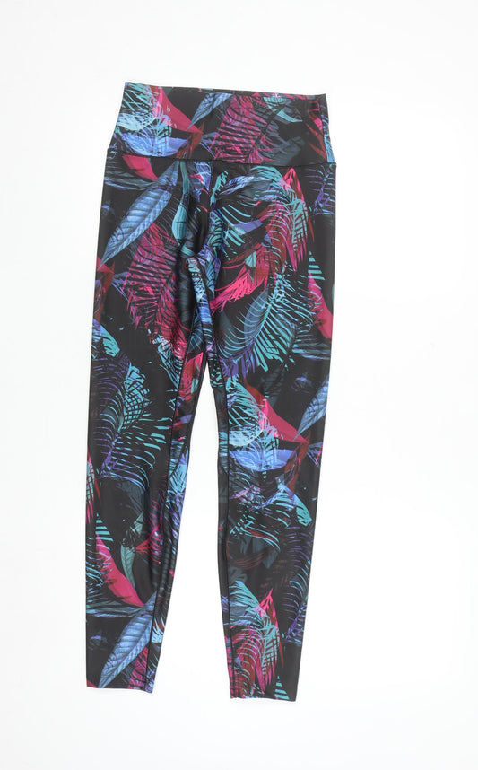 Next Active Womens Multicoloured Size 12 Floral Print Leggings