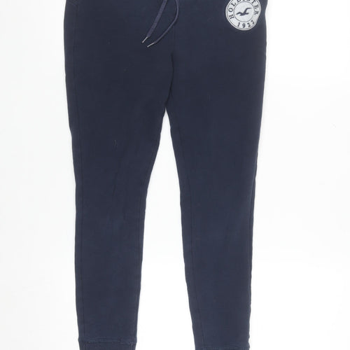 Hollister Womens Navy Blue Small Jogger Sweatpants